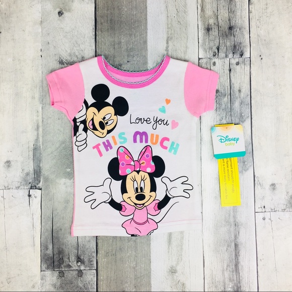 NWT Disney Baby Pajamas Set for Girls - Picture 2 of 3